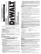 DeWalt DWH050K Owner's manual