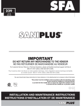 Saniflo 002 Installation guide