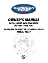 Superior Pump 96110 User guide