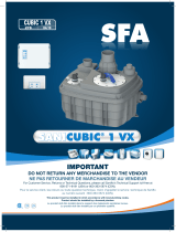 SFA SANICUBIC 2 VX Installation guide
