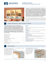 JELD-WEN JW232900501 Installation guide