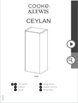 Cooke & Lewis Colonne de salle de bains blanc brillant Ceylan User guide