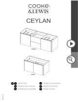 Cooke & Lewis Meuble sous vasque blanc brillant Ceylan 140 cm User guide