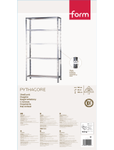 Form Étagère galva 5 tablettes L.100 x H.200 x P.50 cm User guide