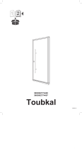 Castorama Porte d'entrée acier Toubkal 215 x 90 cm poussant droit User guide