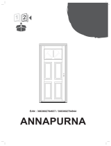 Castorama Porte d'entrée bois Anapurna 215 x 90 cm poussant gauche Assembly Instructions