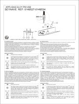 Castorama Applique Seynave Eloy USB noir User guide