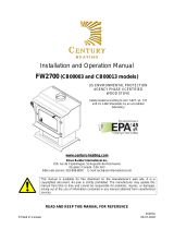 Century FW2700 WOOD STOVE Owner's manual