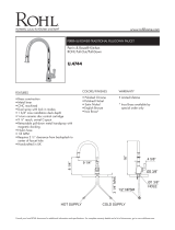 Rohl U.4744/STN-2 Installation guide