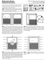 TAFCO WINDOWS MHW1528-W Installation guide