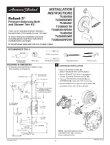 American Standard TU385500.295 Installation guide