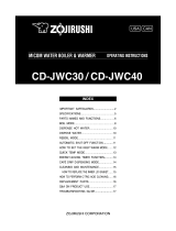 Zojirushi CD-JWC30HS User guide