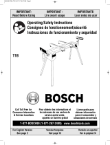 Bosch T1B Operating instructions