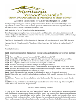 Montana Woodworks MWHCLGNRV Operating instructions