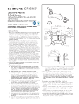Symmons Industries S-244-0-LAM Installation guide
