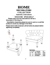 Home Decorators Collection 9156510780 Operating instructions