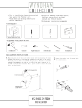 Wyndham Collection WCR410024SDGARINTM24 Installation guide