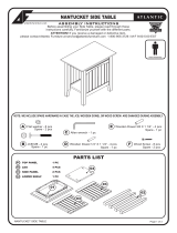 Atlantic Furniture AH13302 Operating instructions