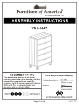 Furniture of America YNJ-1447-6 Installation guide
