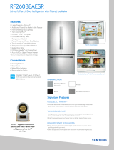 Samsung RF260BEAESG Installation guide