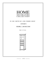 Home Decorators Collection BF-21891-DG Operating instructions