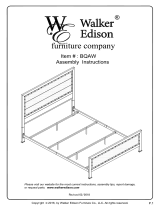 Walker Edison Furniture Company HDQAWGW Operating instructions