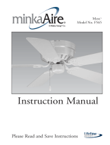 Minka-Aire F565-BN Operating instructions