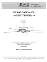 Home Decorators Collection FC132-BNR-BN Installation guide