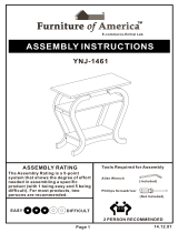 Furniture of America YNJ-1461C5 Installation guide