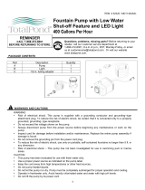 Total Pond MD11400ASL User manual