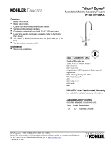 Kohler K-100T70-5AKL-CP Installation guide