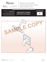 Pfister G89-8DFC User manual