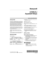 Honeywell Aquastat L8148A Operating instructions