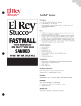 El Rey Stucco 1341 Installation guide