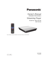 Panasonic DMP-MST60 User guide