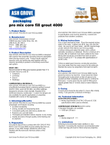 Ash Grove 620.80.AG Installation guide