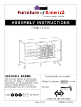 Furniture of America IDI-151164 Installation guide