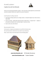 SamsGazebos CP-O-XS-N User manual