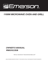Emerson MWG9115SL Owner's manual