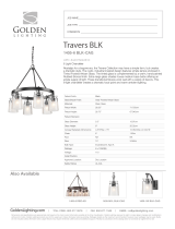 Golden Lighting 1405-6 BLK-CAG User manual