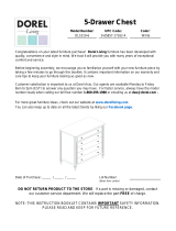 Dorel DA1010-6SIL Installation guide