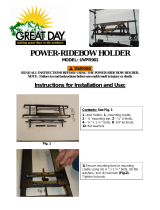 Great Day UVPR901 Installation guide