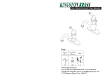 Kingston Brass HKB1485BL Installation guide