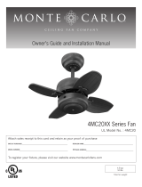 Monte Carlo Fan Company 4MC20XX Series Installation guide