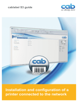 CAB cablabel S3 Configuration manual
