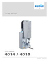 CAB Stroke applicator 4014, 4016 Operating instructions