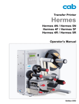 CAB Hermes print and apply Operating instructions