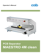 CAB PCB separator MAESTRO 4M Operating instructions