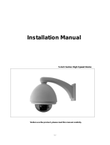 i3 International PTZ Speed Dome Installation guide