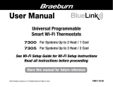 Braeburn 7305 User manual